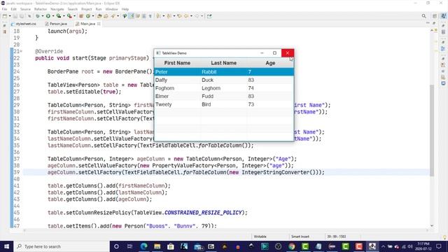 Edit TableView | JavaFX GUI Tutorial for Beginners смотреть онлайн