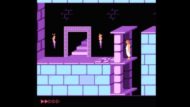 Dendy (Famicom,Nintendo,Nes) 8-bit Prince of Persia Level 13 Final.mp4