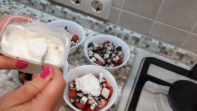 Легкий рецепт зефирного десерта[зефир и сметана] смотреть онлайн