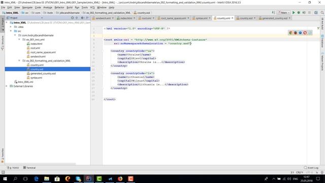 Начало работы с XML. Основы Java EE. Урок 1