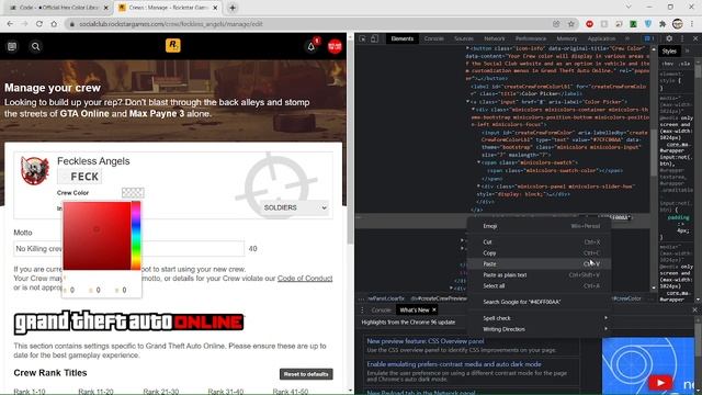 HOW TO APPLY MODDED CREW COLOURS - GTA ONLINE 1.58 - CONTRACT DLC - RARE CREW COLOURS смотреть онлайн