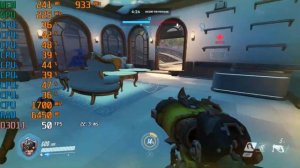 AMD Ryzen 5 2500U \ Vega 8 \ 8GB RAM \ Overwatch \ @720p low settings