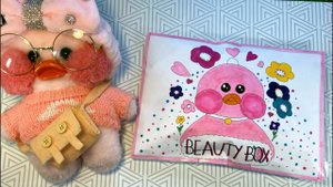 Бьютибокс для уточки лалафанфан/ распаковка бумажной косметики /бумажные сюрпризы