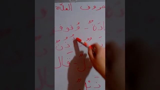 Слабые гласные буквы( ا و (حروف العلة и характеристики. Ударение.