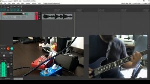 Trying pedals Digitech DROP and Mooer PITCH BOX - no talk, just playing for fun.