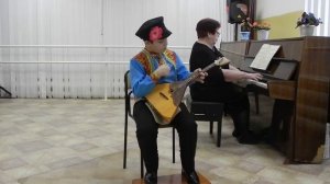 Соболев Дмитрий, балалайка. Русская народная песня «Во саду ли, в огороде».