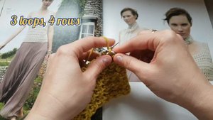 Вяжем вафельный узор спицами ? knitting pattern.