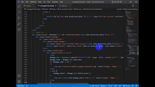 Design a responsive single product view model in product page HTML, CSS, JavaScript and Bootstrap