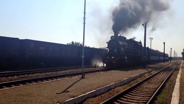 Паровоз Су 251 86.    #паровоз #шпола #александрконовал #железнаядорога
