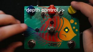 JAM PEDALS Ripply Fall - dEMO ::: phaser, chorus and vibrato in one pedal ::: Guitar Effects Pedal