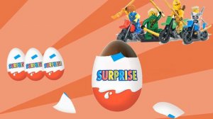 ЛЕГО НИНДЗЯГО. Киндер сюрпризы. Игрушки. /Surprise Eggs ninjago cartoon toy