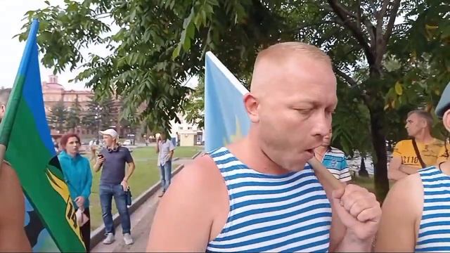 ВДВ В ХАБАРОВСКЕ С НАРОДОМ!!! 2-го августа. смотреть онлайн