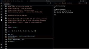 Mastering the Python Bisect Module - Efficient Sorted List Manipulation | Bisect Module| #python