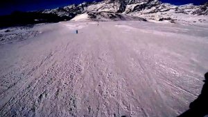 Klein Matterhorn to Cervinia Skiing POV GoPro