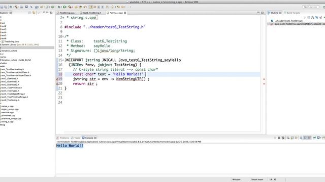 Java Native Interface (JNI) in depth -- Part 16: Working with Java Strings смотреть онлайн