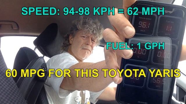 TOYOTA YARIS MILEAGE REPORT VIDEO 60 MPG смотреть онлайн