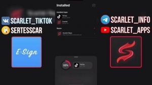 КАК СКАЧАТЬ НОВЫЙ ТИКТОК НА АЙФОН ЧЕРЕЗ СКАРЛЕТ? TIKTOK MOD SCARLET