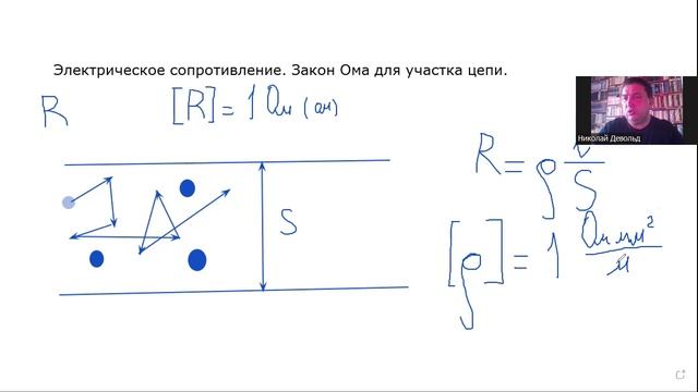 Тест электрическое сопротивление закон ома