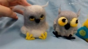 Валяние СОВЫ. Сухое валяние. Екатеринбург