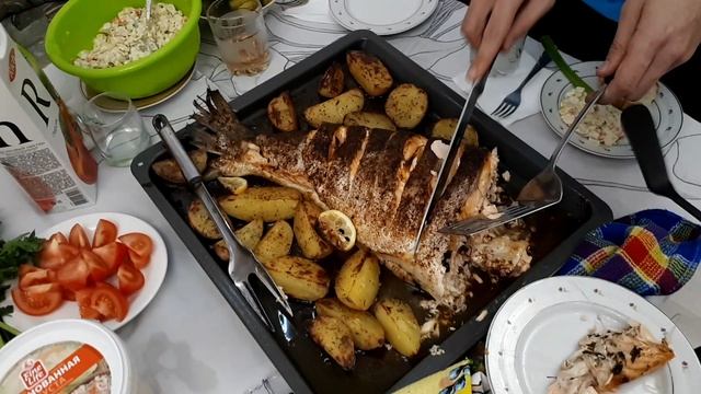 Запечённый лосось и форель / Ужин всей семьёй / Духовой шкаф HANSA творит чудеса