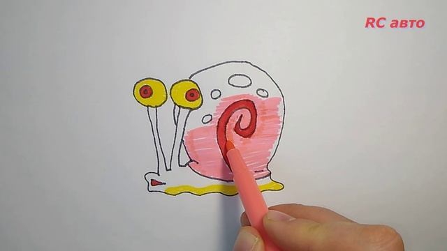 Как нарисовать Улитку /how to draw а snail