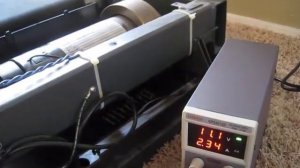 EVENTEK KPS3010D used to test Treadmill DC MOTOR