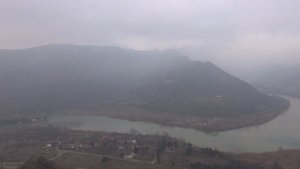 Монастырь Джвари. Слияние Арагви и Куры. Грузия.