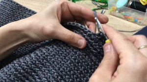 Трендовая сумка из шнура #сумкакрючком