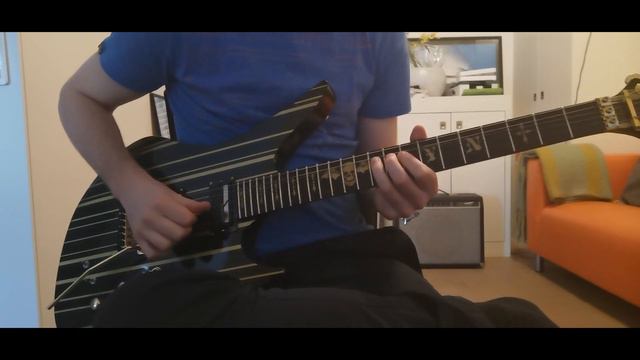 Avenged Sevenfold - Victim (solo cover) II Schecter Synyster Gates Custom S смотреть онлайн
