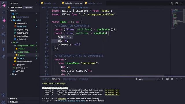 [ReactJS] #04 - Entendendo Estado (STATE), Render e Hooks (useState & useEffect) c/ ReactJS смотреть онлайн
