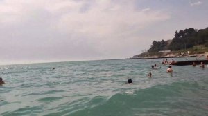 10.07. Чёрное море. Погода Сочи. Пляж 73 километр Мамайка.