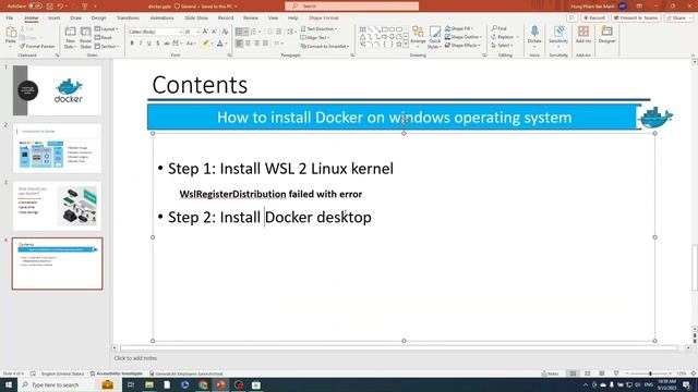 Hướng dẫn cài đặt Docker (tránh lỗi WslRegisterDistribution failed with error) смотреть онлайн