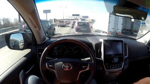 Toyota Land Cruiser 200 (Executive) движение с комментариями (4k, UHD)