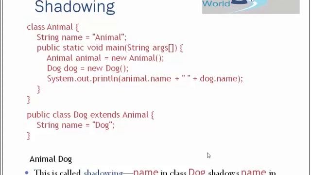 Core Java | Polymorphism | Overload | Illegal Methods | Shadowing | Part 41 смотреть онлайн
