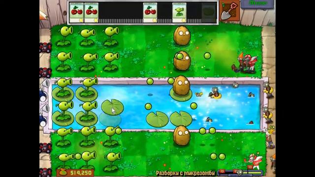 РАЗБОРКИ С МИКРОЗОМБИ ПРОХОЖДЕНИЕ  Мини игра #10  Plants Vs Zombies РАСТЕНИЯ против ЗОМБИ