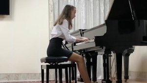 Шопен опус 25 этюд 2 играет Анна Буркова 14 лет ДМШ АМР