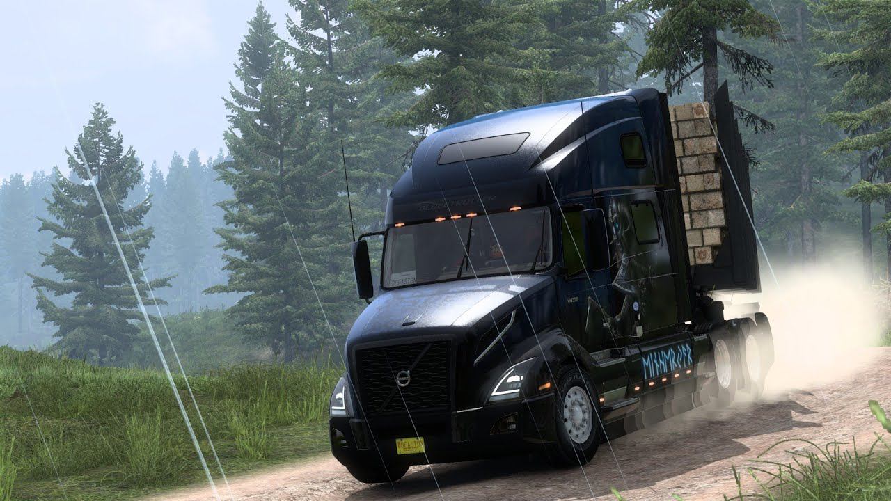 [ATS] Hauling Volvo VNL series from SCS with MOMO steering wheel after update 1.48 смотреть онлайн