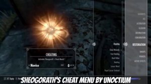 Skyrim SE Xbox One Mods|Sheogorath's Cheat Menu