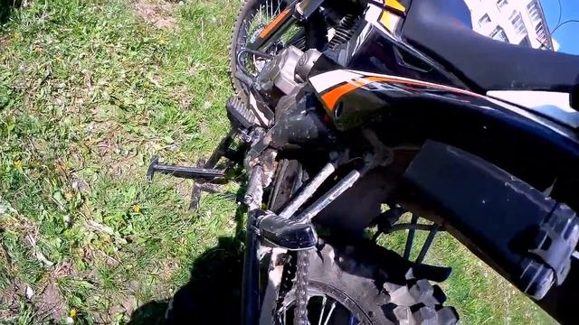 Как натянуть цепь на мотоцикле ADVENTURE 250.