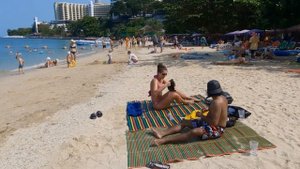 Таиланд. Паттайя. Пляж Кози Бич. Февраль 2023