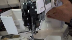 Как выставить положение иглы на швейных машинах JANOME 394, 360, 362?