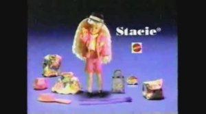 1992  Реклама Барби Маттел Стейси  Barbies Littlest Sister Stacie