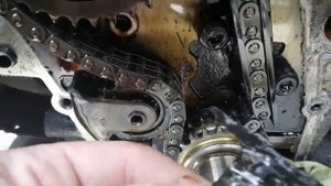 Перескок цепи 409 мотор на 4 зуба.