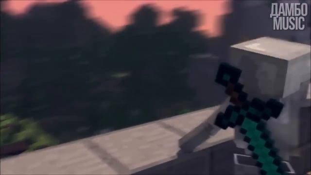 майнкрафт анимация король скелетов