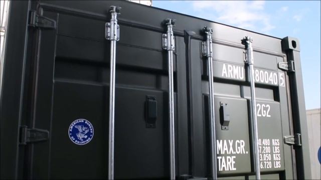How to open and close a shipping container door - 60 second video смотреть онлайн