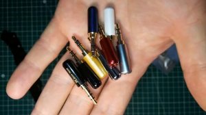 Качественный Jack 3,5 мм RICH TECH (RTW804056M) позолоченные штекера для наушников 3,5 мм