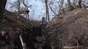 Кадры жесткого боя под Авдеевкой со стороны противника.