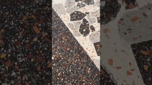 Делаем брекчию из терраццо. Первые тесты. Мозаичный пол