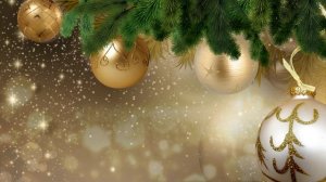 Футаж Новогодний фон 2021 #5