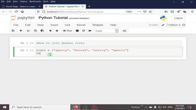 Join Python Lists | Python 4 You | Lecture 107